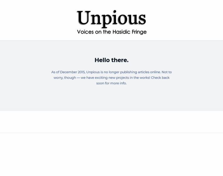 Unpious.com thumbnail