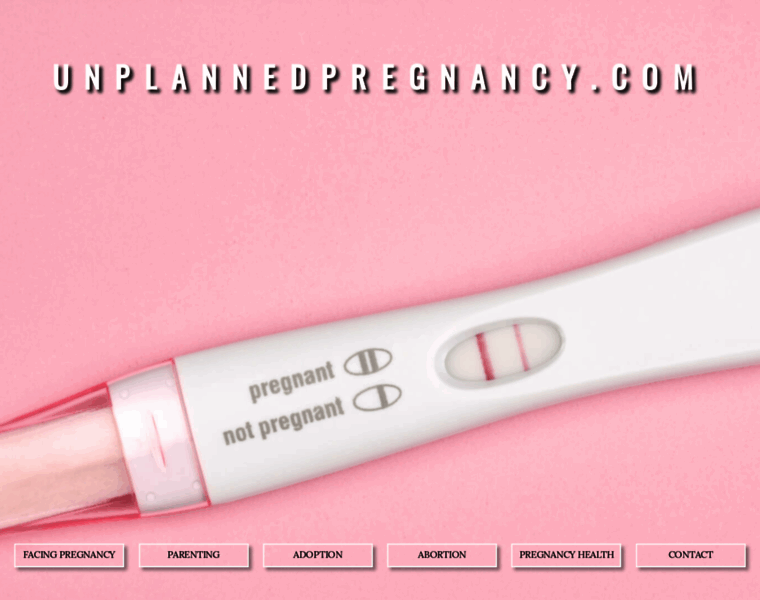 Unplannedpregnancy.com thumbnail