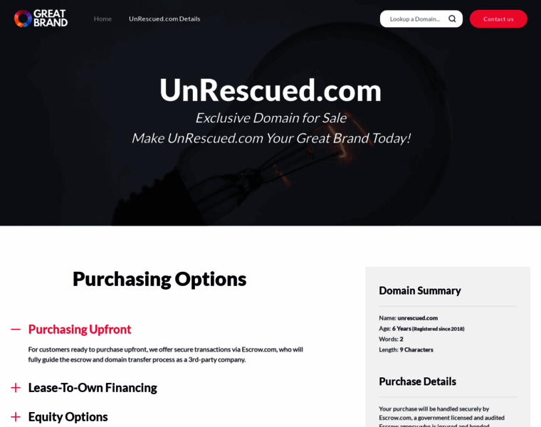 Unrescued.com thumbnail