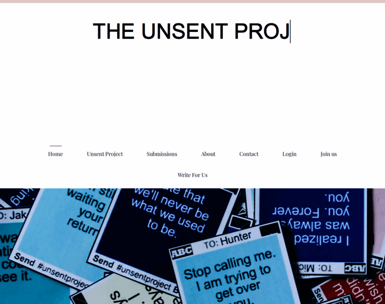 Unsentproject.net thumbnail