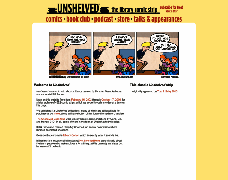 Unshelved.com thumbnail