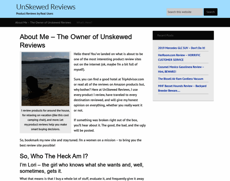 Unskewedreviews.com thumbnail