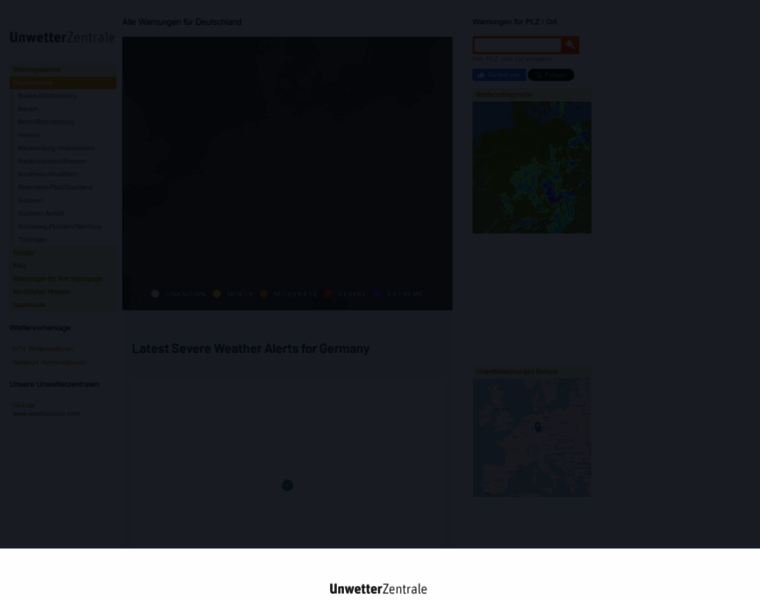 Unwetterzentrale.de thumbnail Unwetterzentrale.de thumbnail