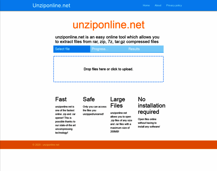 Unziponline.net thumbnail