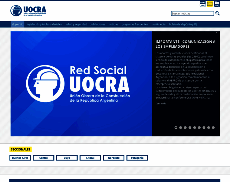 Uocra.org thumbnail