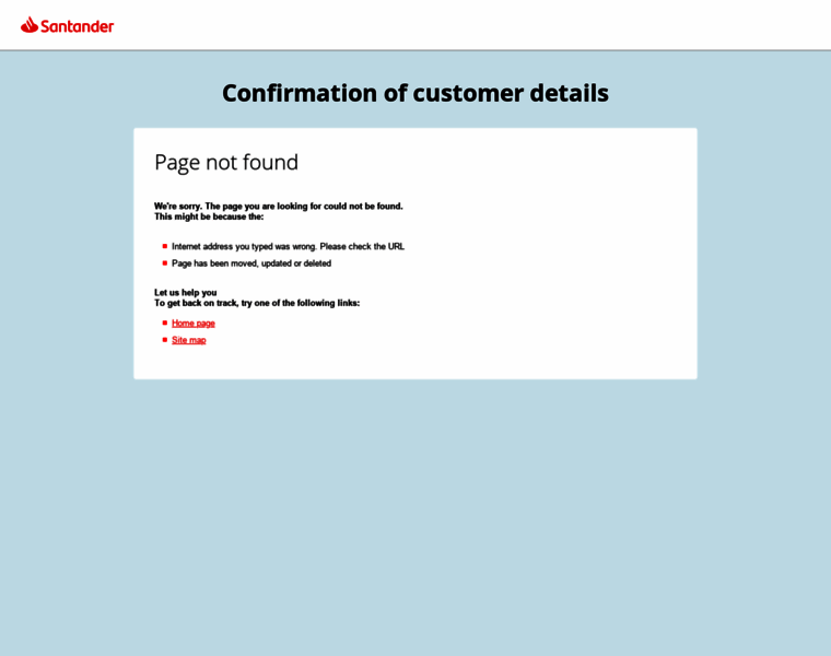 Update-details.santander.co.uk thumbnail