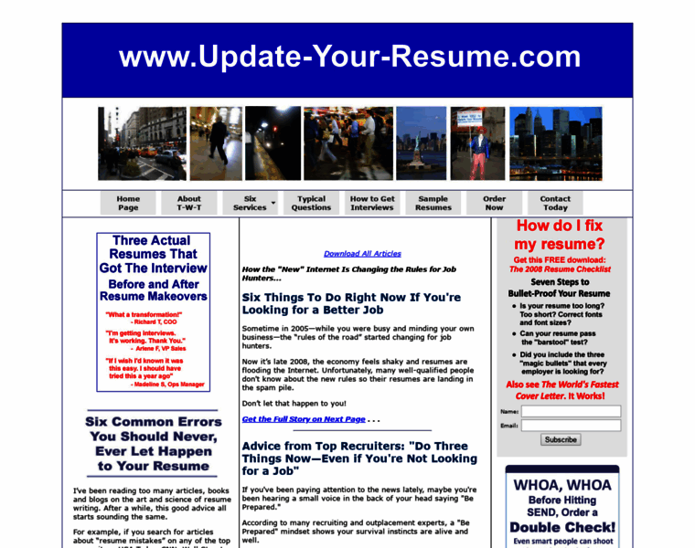 Update-your-resume.com thumbnail