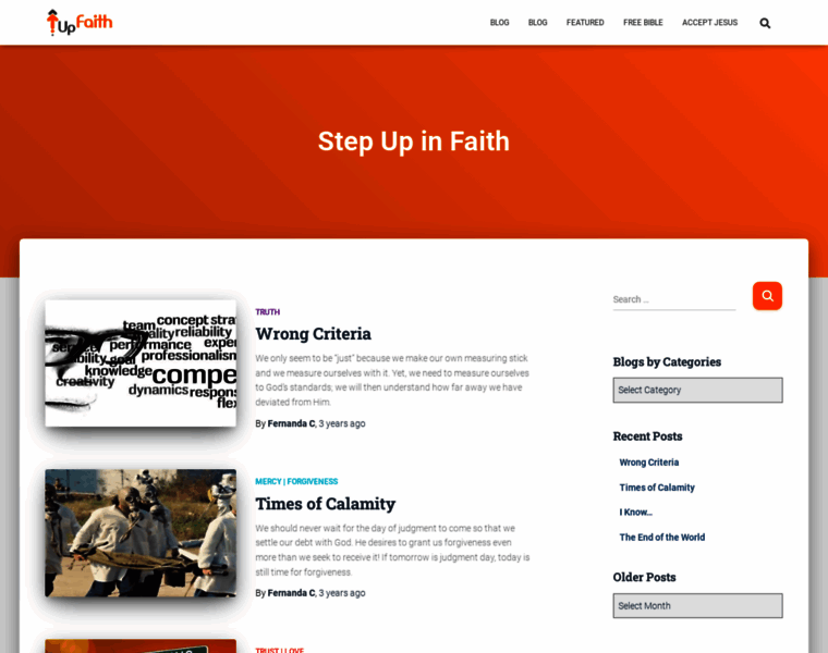 Upfaith.org thumbnail
