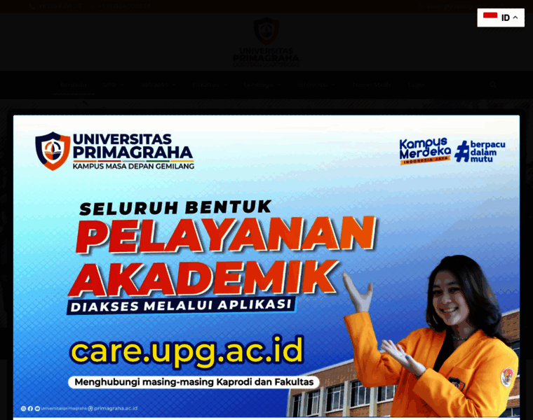 Upg.ac.id thumbnail