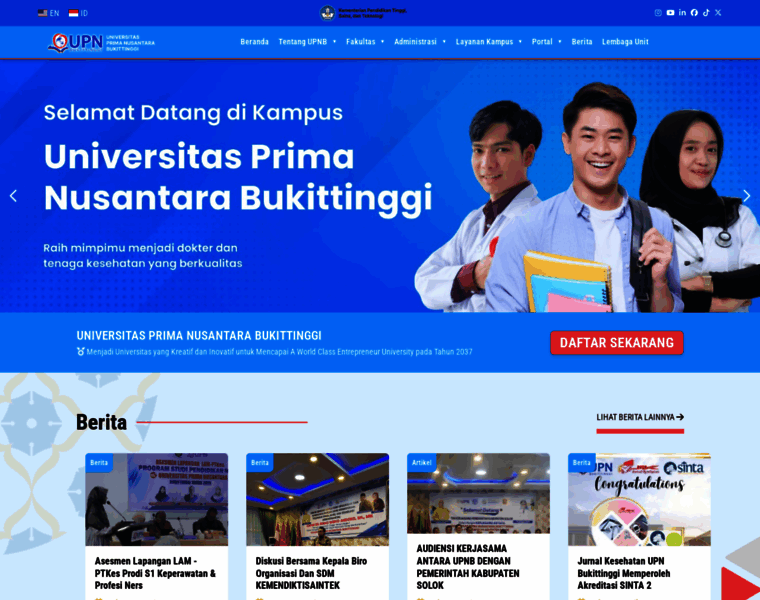 Upnb.ac.id thumbnail