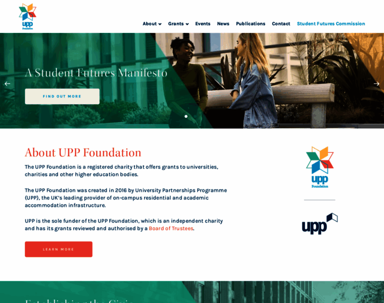 Upp-foundation.org thumbnail