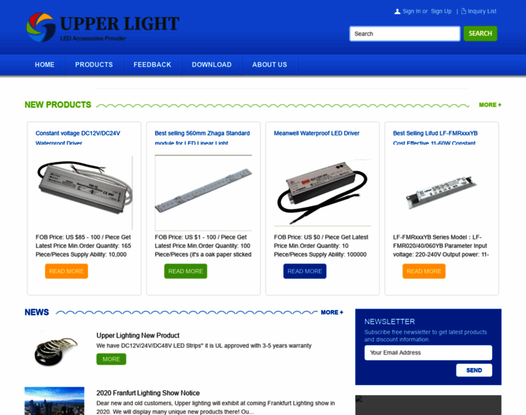Upper-lighting.com thumbnail
