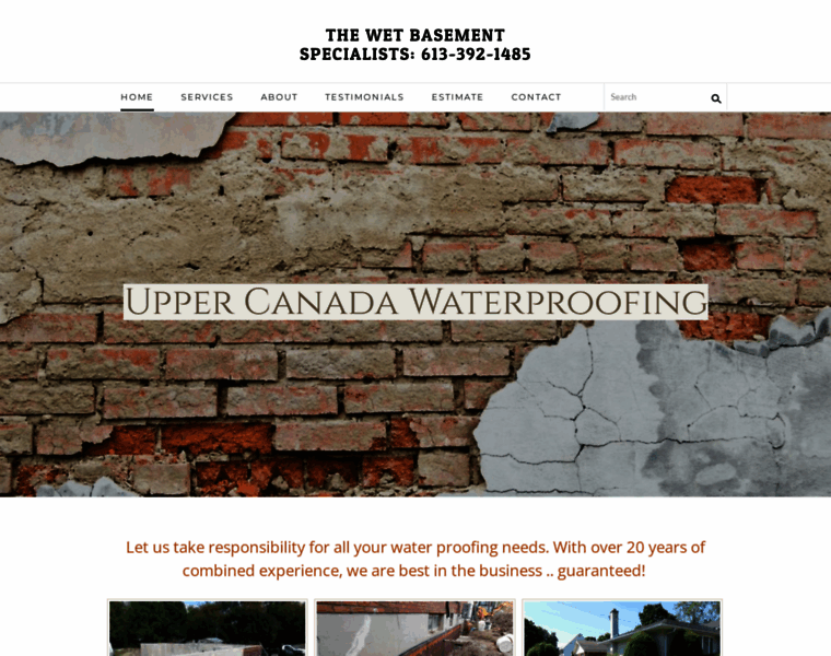 Uppercanadawaterproofing.ca thumbnail