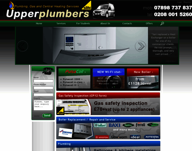 Upperplumbers.co.uk thumbnail