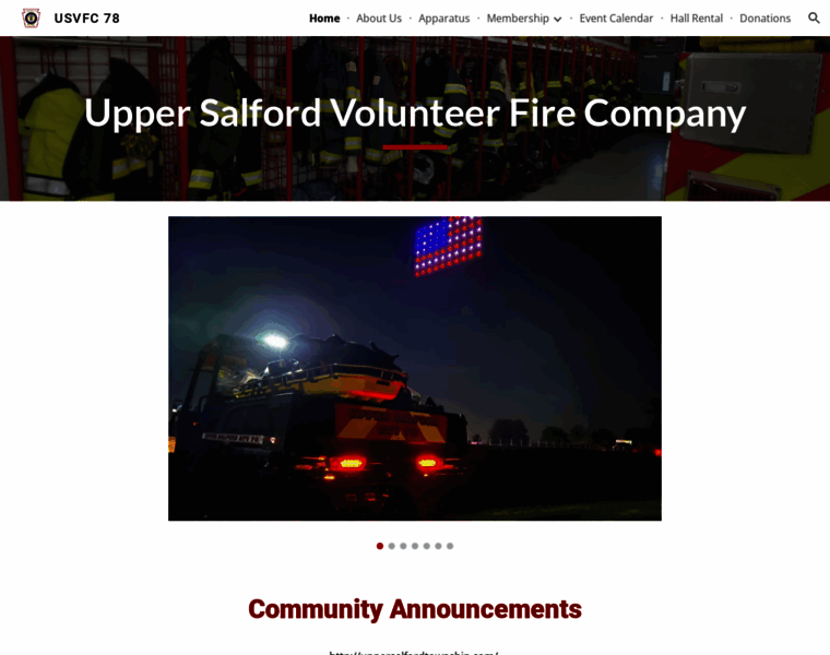 Uppersalfordfire.org thumbnail