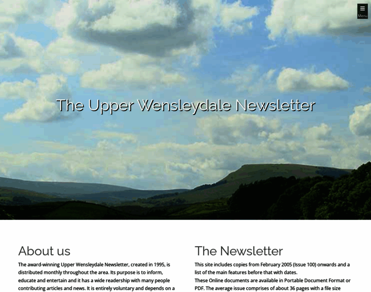 Upperwensleydalenewsletter.co.uk thumbnail