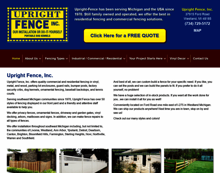 Upright-fence.com thumbnail