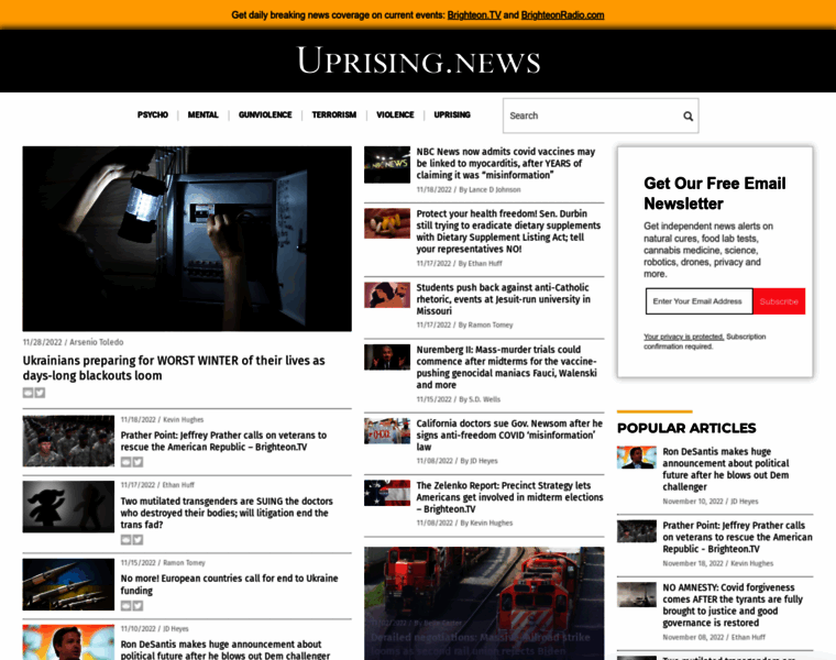 Uprising.news thumbnail