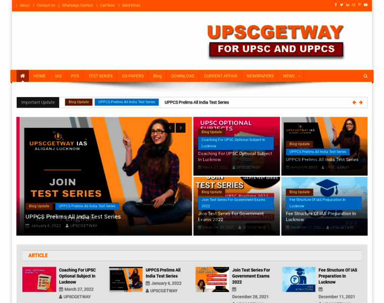 Upscgetway.com thumbnail
