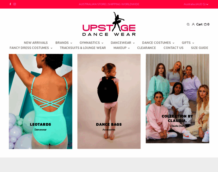 Upstagedancewear.com.au thumbnail