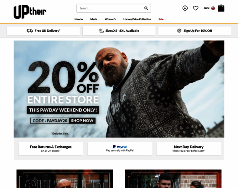 Uptheir.co.uk thumbnail