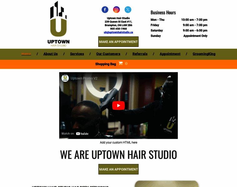 Uptownhairstudio.ca thumbnail