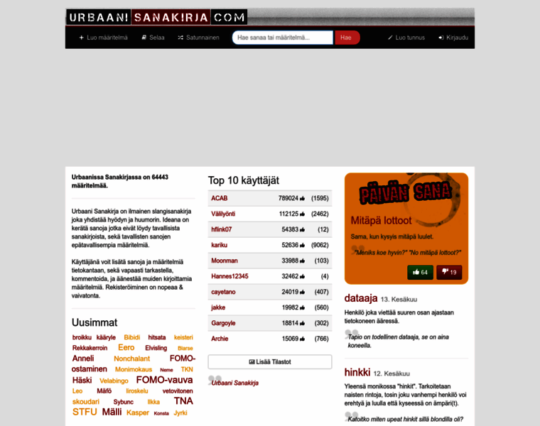 Urbaanisanakirja.com thumbnail
