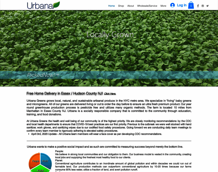 Urbanagreens.com thumbnail