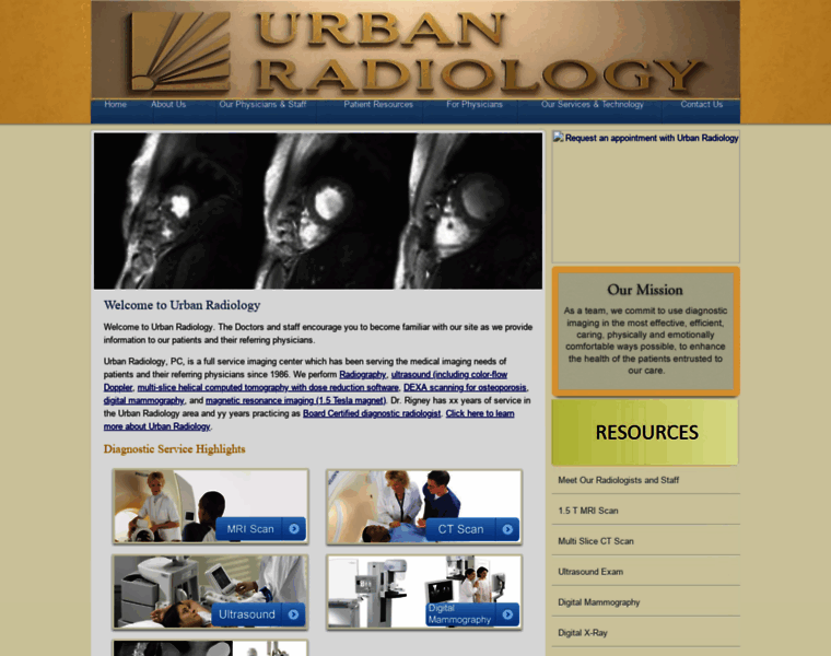 Urbanradiology.com thumbnail