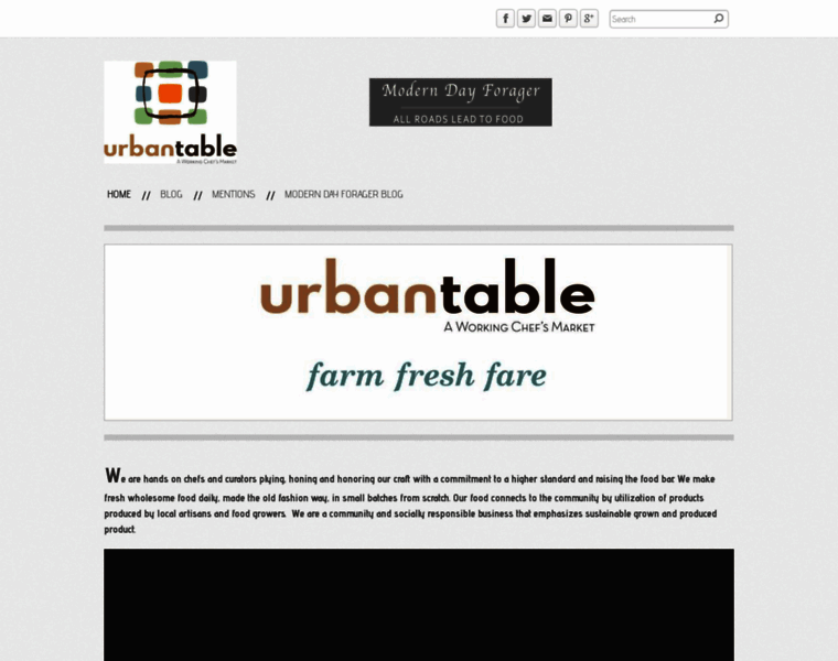 Urbantable.com thumbnail