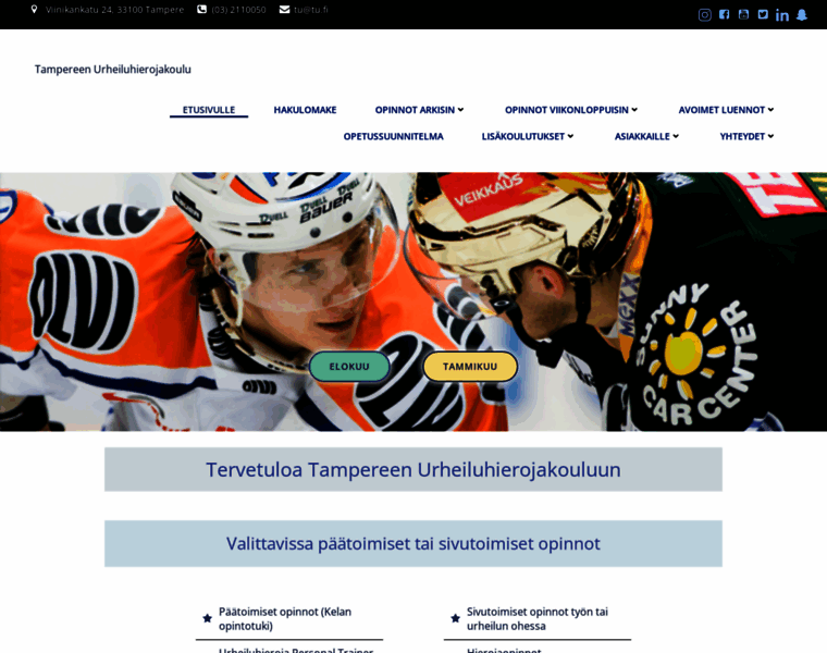 Urheiluhierojaopisto.fi thumbnail
