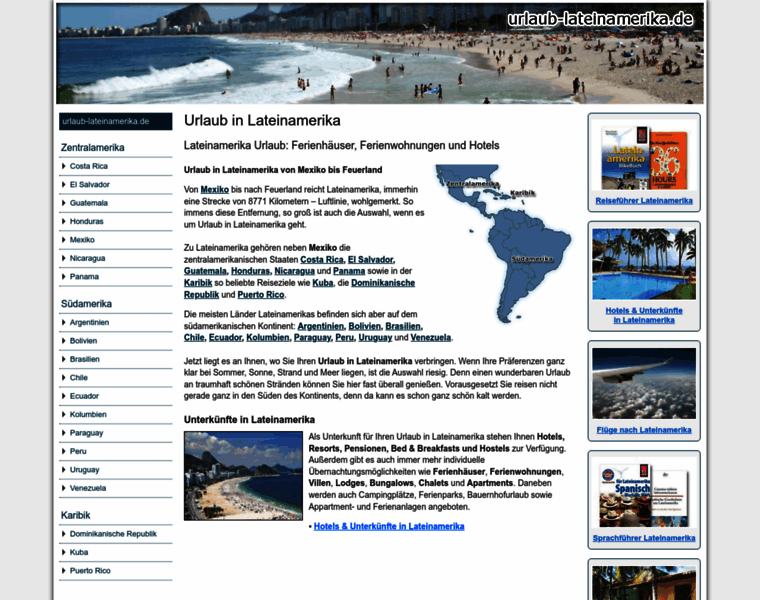 Urlaub-lateinamerika.de thumbnail