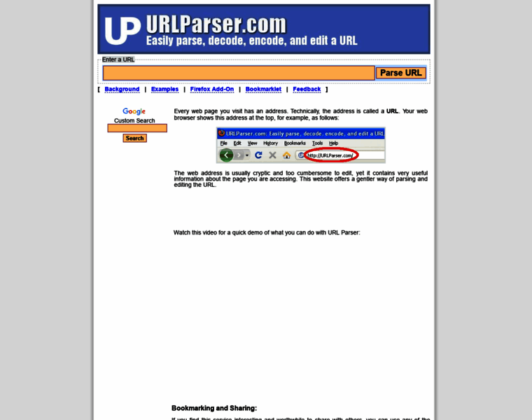 Urlparser.com thumbnail