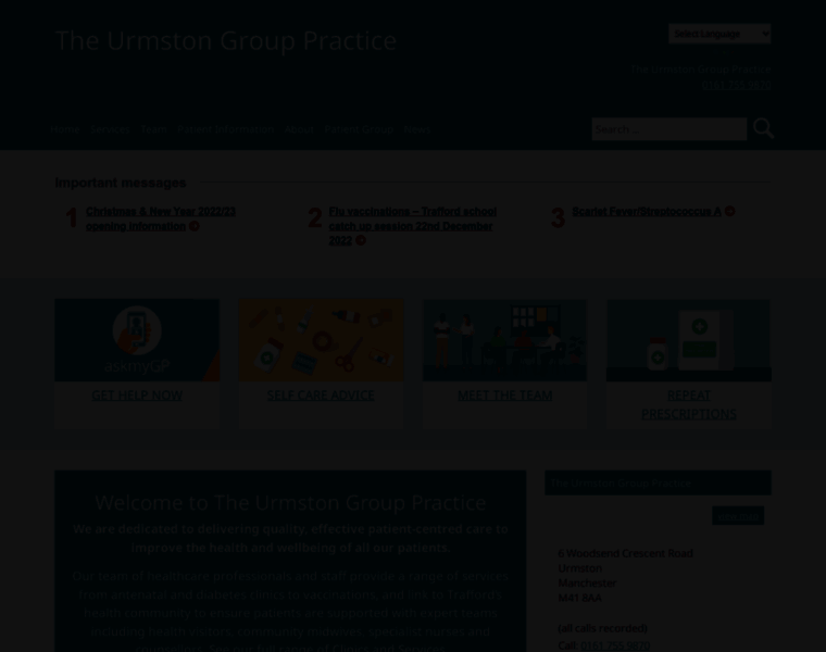 Urmstongrouppractice.co.uk thumbnail