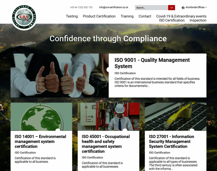 Urs-certification.com thumbnail