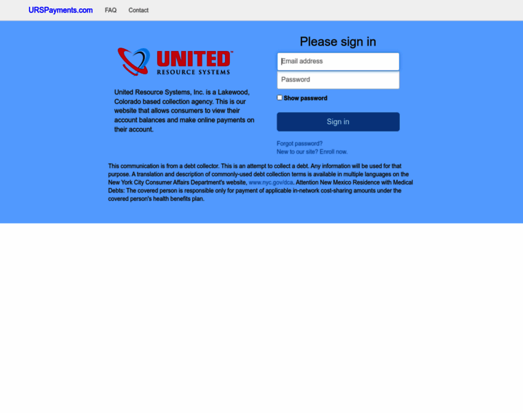 Urspayments.com thumbnail