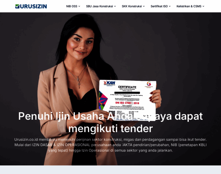 Urusizin.co.id thumbnail