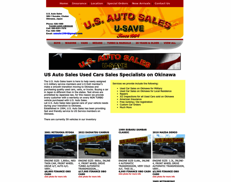 Us-autosales.com thumbnail
