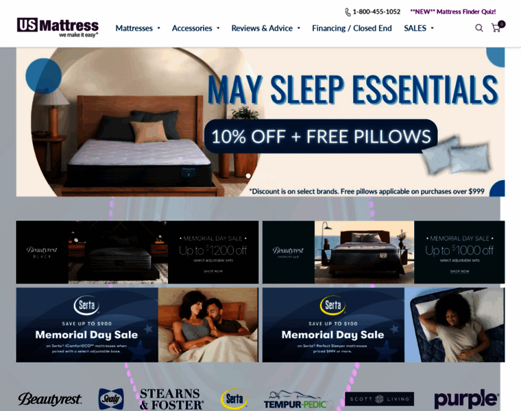 Us-mattress.com thumbnail