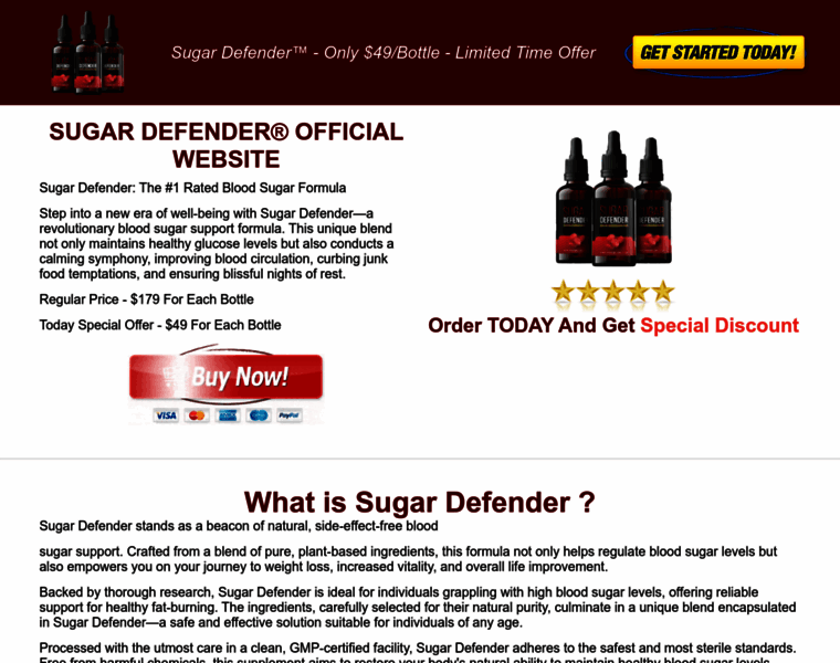 Us-us-sugardefender.com thumbnail