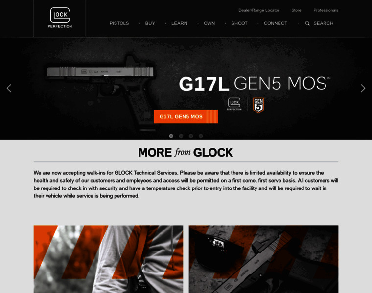 Us.glock.com thumbnail