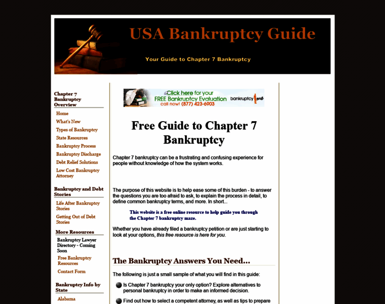 Usa-bankruptcy-guide.com thumbnail