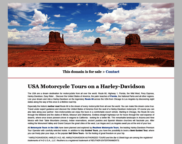 Usa-motorcycle-tours.com thumbnail