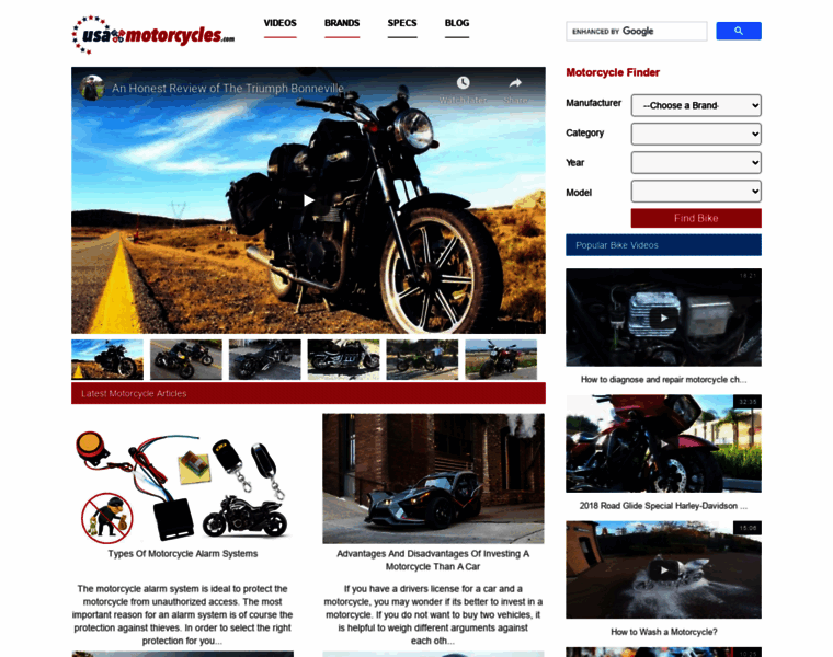 Usa-motorcycles.com thumbnail