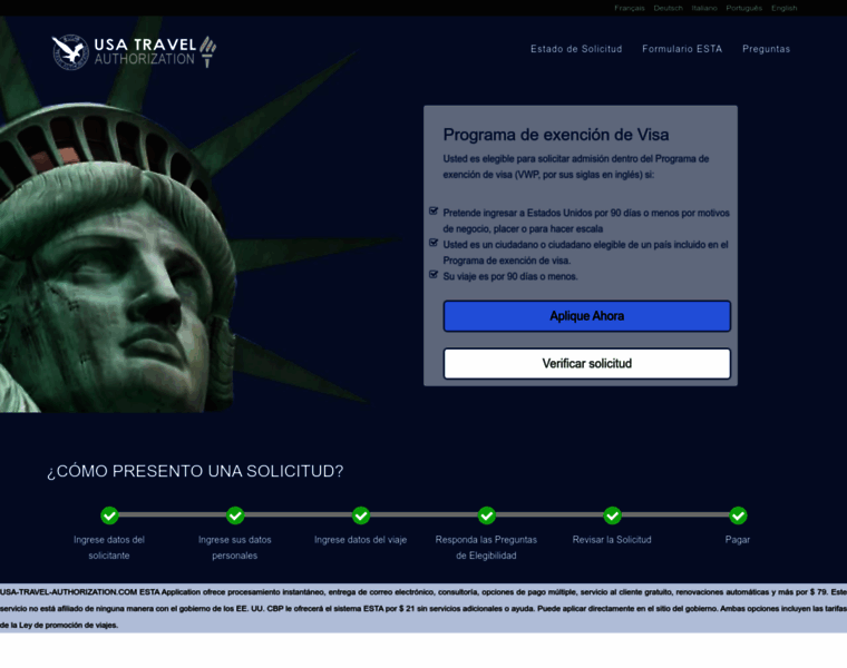 Usa-travel-authorization.com thumbnail