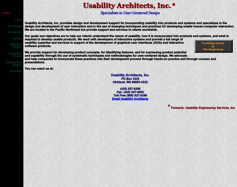 Usability-architects.com thumbnail