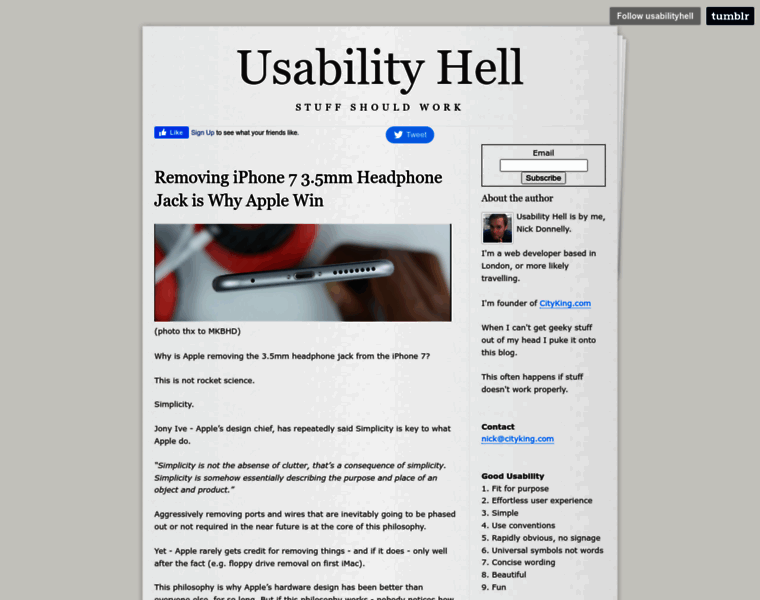 Usabilityhell.com thumbnail