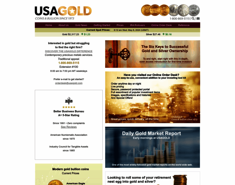 Usagold.com thumbnail
