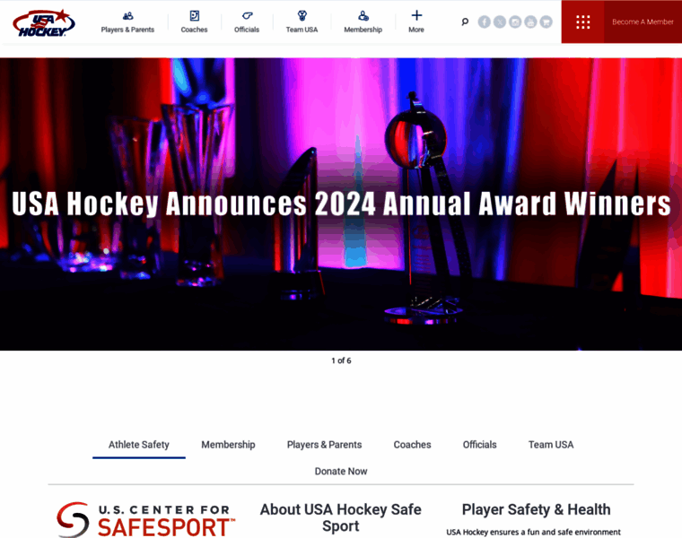 Usahockey.com thumbnail