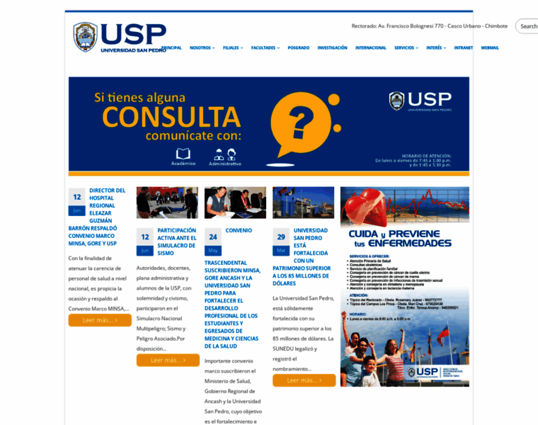 Usanpedro.edu.pe thumbnail